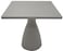 Tramontina Since 1911, Made In Brazil Flut Concrete-Colored Polyethylene Square Table