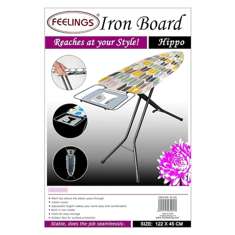 Feelings Hippo Iron Board Multicolour