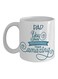 muGGyz World's Okayest Tennis Coach Printed Coffee Mug White/Black/Red 325ml