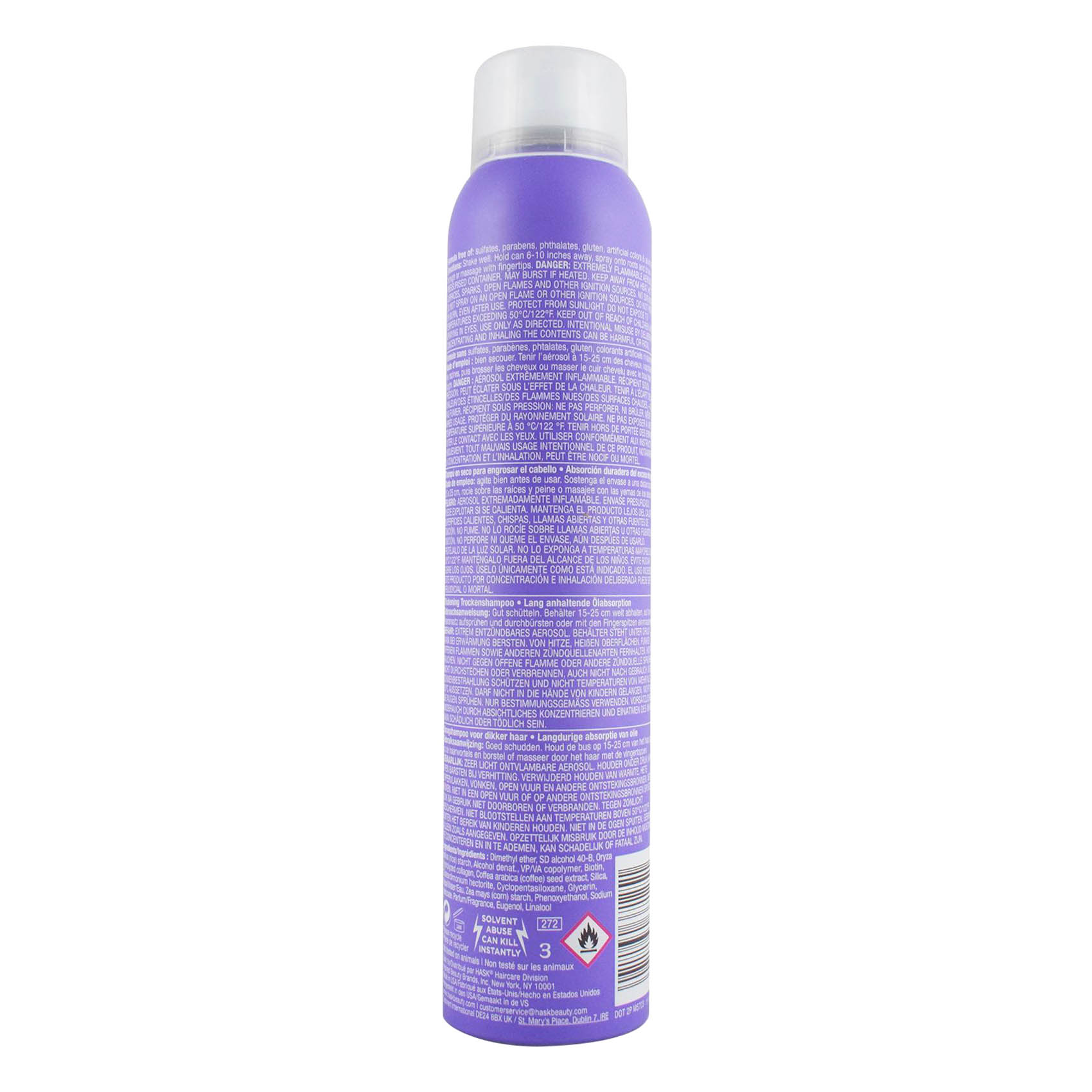 Hask Biotin Thickening Dry Shampoo Violet 122g