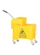 Almufarrej Mini Mop Bucket Wringer Trolley, Yellow/Silver/Blue, 20L