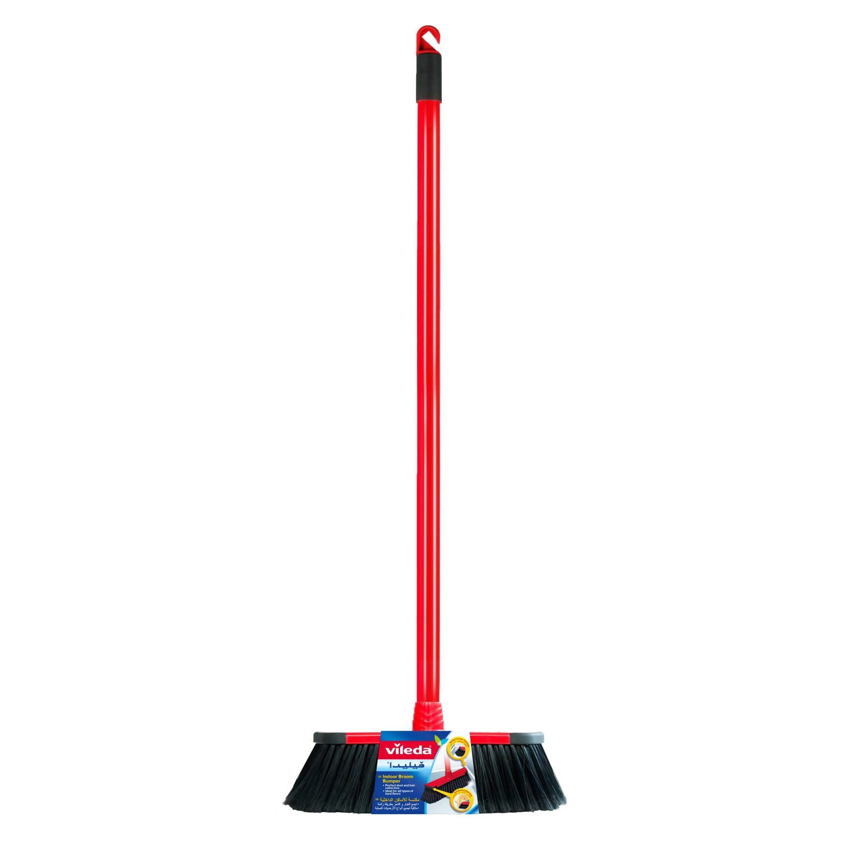 Vileda Bumper Indoor Floor Broom With Stick Multicolour