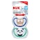 Nuk Space Silicone Soother 6-18m Multicolour Pack of 2