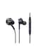 In-Ear Earphones With Mic Black