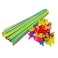 42cm Balloon Support Sticks with Cups and Stand Party Decoration Accessories for Large Balloons Pack of 50pcs (Multicolour, 42 cm)