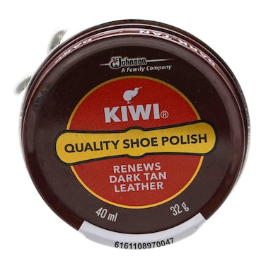 Kiwi Quality Shoe Polish Dark Tan 40ml