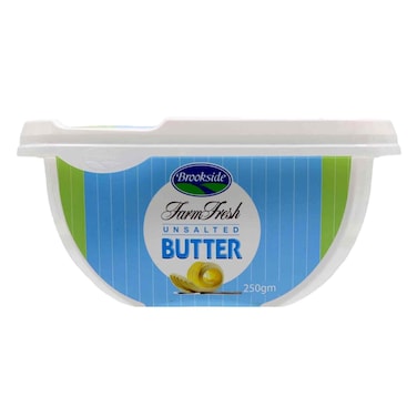 Brookside Unsalted Butter Tub 250G