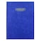 Grandluxe Hard Cover Manuscript Notebook 150 Sheets Blue 9x7inch