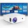 Wownect Android LED Projector [7000 Lumens/Screen Size Upto 300'']Native Res 1080P FULL HD Android 9.0 TV Download Apps Bluetooth Wifi 4K Projector Home Theater Gaming Video Projectors - White