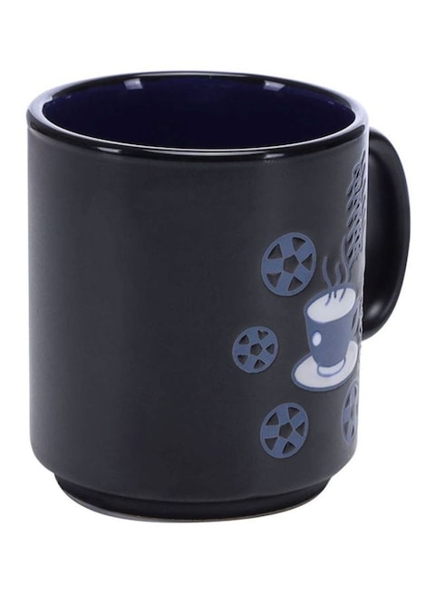 Royalford Stoneware Coffee Mug Black/Grey