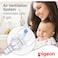 Pigeon SofTouch Peristaltic Plus Silicone Teat 17338 Small Clear 2 PCS