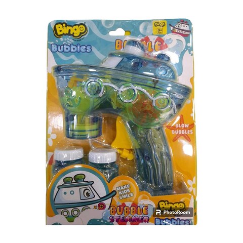 Bingo Bubbles Friction Steamer Gun with Light