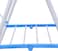 Royalford Metal Cloth Dryer (159X62X102) cm Folding Clothes Airer Clothes Airer Clothes Airer 16M Drying Length Stainless Steel White And Blue