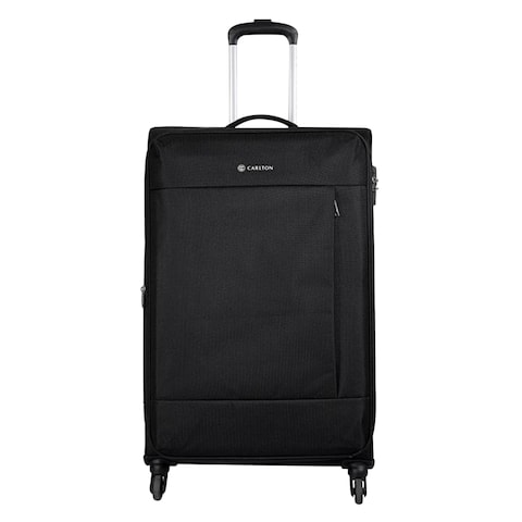 Carlton Elante Softside 4 Wheel Luggage 32x43x69cm Black