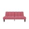 In House Sana 2 In 1 Sofabed Velvet Upholstered - Dark Pink