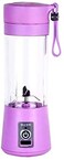 Generic Portable USB Mini Electric Fruit Juicer Blender Cup, 380ml - Purple