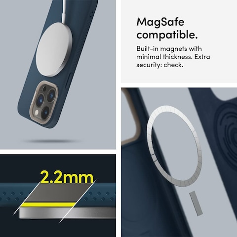 Cyrill Color Brick MAG compatible with MagSafe designed for iPhone 13 PRO case cover - Deep Sea