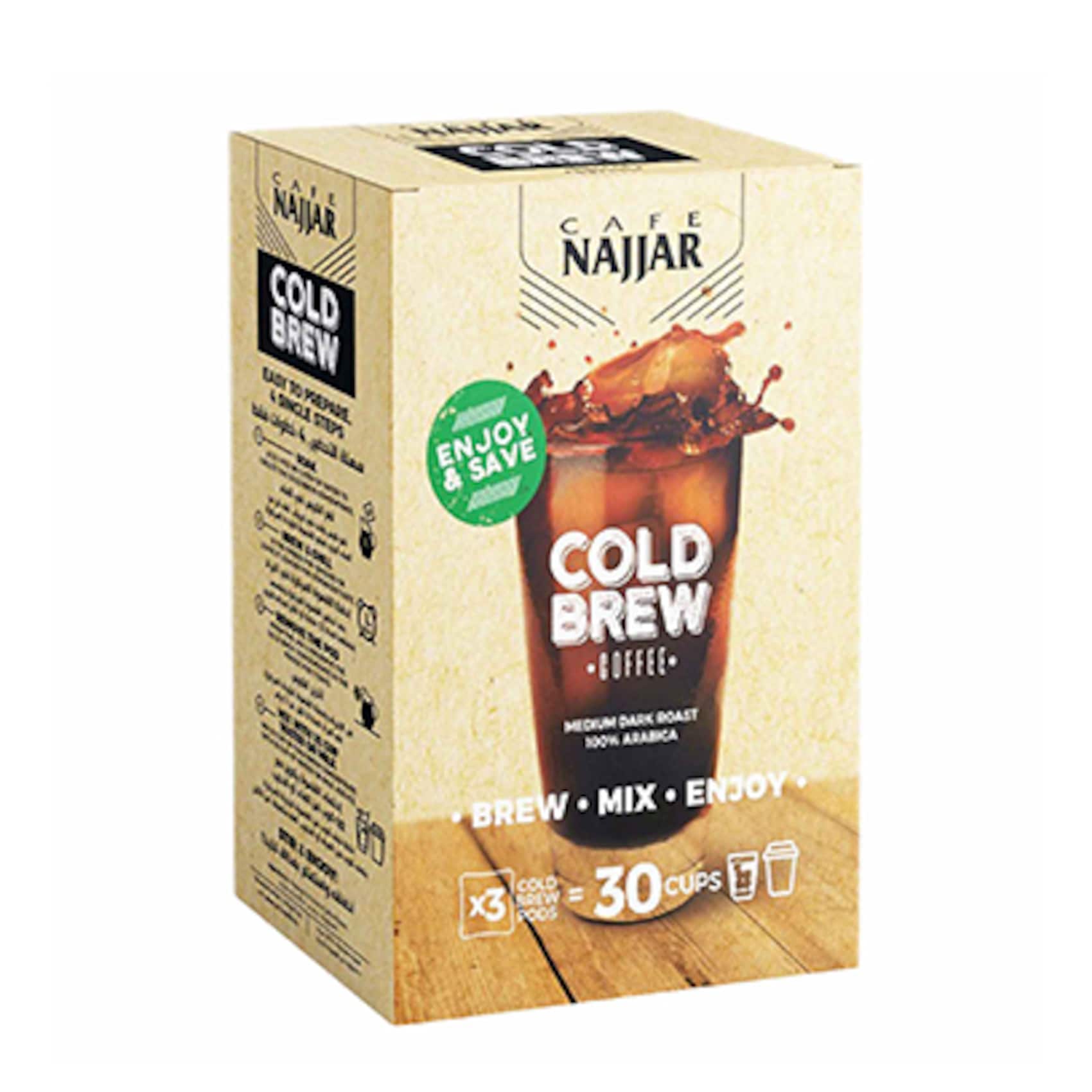 Buy Najjar Cold Brew Coffee Pod 85GR X3 Online Carrefour Lebanon