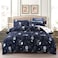 Generic Deals For Less- Single Size Bedsheet, 4 Piece Duvet Cover Bedding Set, Galaxy Design