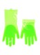 Generic Magic Silicone Gloves With Wash Scrubber Green 170g