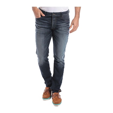 بنطلون جينز رجالي - كحلي