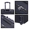 Eminent 4 360-Degree Spinner Wheel Pilot Case Trolley Water Repellent Rolling Suitcase For Unisex, S0360-17, Black