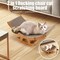 Cloud Corrugated Paper Reclining Cat Scratching Post Wear-Resistant and Scratch-Resistant Cat Sofa, Reclinable Cat Nest