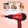Geepas 2000 Watt Hair Dryer with 2 Speed Control Red