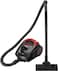 Geepas Cyclonic Vacuum Cleaner, 1400W Cyclonic Vacuum Cleaner, GVC19024, 1.5 L Dust Bag Capacity, Low Noise Operation, Automatic Cord Rewinder Function Floor Brush, Red &amp; Black - 2 Year Warranty