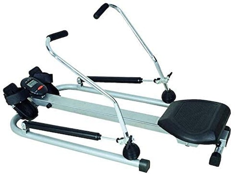 Max Strength Rowing Machine With Free Motion Arms, Hydraulic Rowing Machine, Rowing Machine With Lcd Display