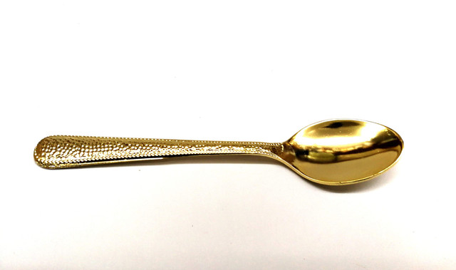 Generic 12-Piece Gold Plated Tea Spoon Set Gold 10 cm - Japan