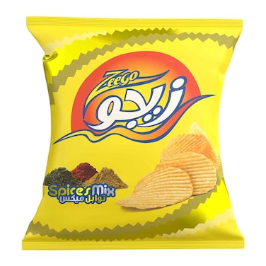 رقائق بطاطس زيجو بالجبنة المتبلة - 42 جم