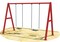 Rainbow Toys - Iron Stand Leisure chair swing set for kids