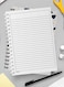 Lowha Spiral Notebook With 60 Sheets And Hard Paper Covers With Terrazzo Style Design, For Jotting Notes And Reminders, For Work, University, School