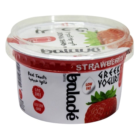 Balade Low Fat Strawberry Greek Yogurt 180g