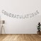 Congratulations Foil Balloon HB-054-S Silver 16inch