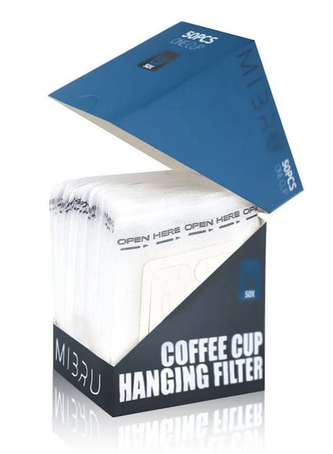 Mibru 50 Piece Coffee Paper Filter With Holders