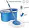 Generic Spin Bucket Mop With 2 Refills- Super Absorbent Refills For All Type Of Floors, 360 Degree Spin Bucket, 180 Degree Bendable Handle, For Perfect Cleaning