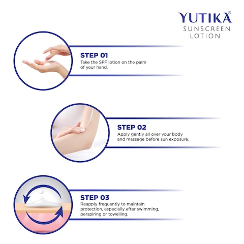 Yutika SPF 30 PA+++ UVA And UVB Protection Sunscreen Lotion 100ml