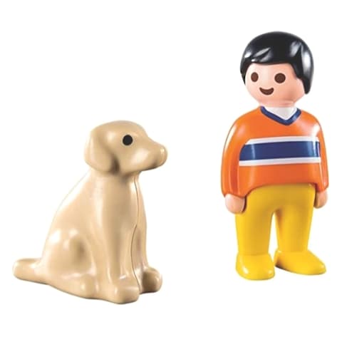 Playmobil 9256 1.2.3 Man With Dog Toy