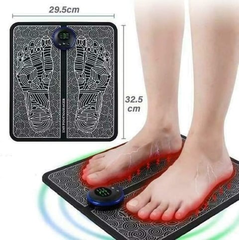 ULTIMAX EMS Leg Reshaping Foot Massager, Relaxes Your Feet for Home and Office Use, Folding Portable Feet Massage Machine,9 Intensity Levels