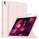 TRON Case for iPad Air 5/4 (2022/2020 5th/4th Generation 10.9-Inch) with Pencil Holder, Support 2nd Pencil Charging, Slim Tablet Cover with Soft TPU Back, Auto Wake/Sleep (Pink)
