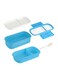 Royalford 2-Layer Lunch Box Blue/White