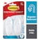 3M Command Hook Strip BATH18-ES White 3.375x1.375x1.125inch 2 PCS
