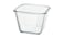 Food container, square/glass1.2 l