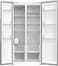 KROME 600 Liter Side By Side Refrigerator With Multi Air Flow System, Electronic Touch Temperature Control, Door Alarm, No Frost Cooling System, Twist Ice Maker, 1 Year Warranty, Silver - KR-SBS601SM