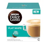 Buy Nescafe Dolce Gusto Flat White, 16 Capsules (187.2g) in Saudi Arabia