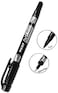 Pilot Twin Marker Black Pack of 12 Pcs