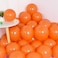 Party Time 100-Pieces 10inch Orange Latex Balloons Party Decoration, Black Party Decorations Birthday Balloons For Engagement, Baby Shower, Wedding Balloons Decor, Balloons for Birthday Party Decorati