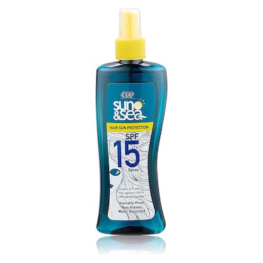 ايفا صن آند سي سبراي سائل لحماية الشعر من اشعة الشمس بمعامل حماية 15 - 200 مل